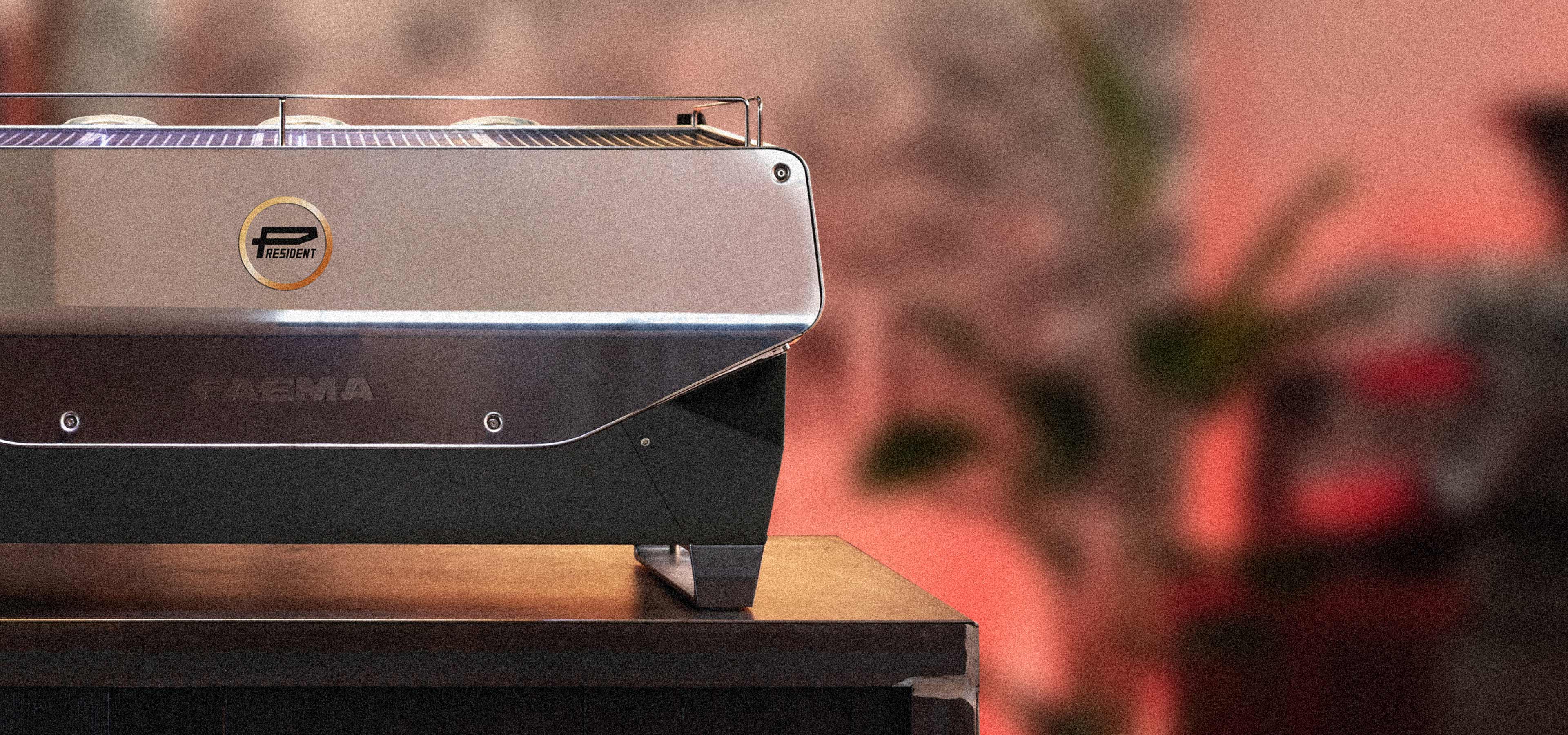 Faema President im Café